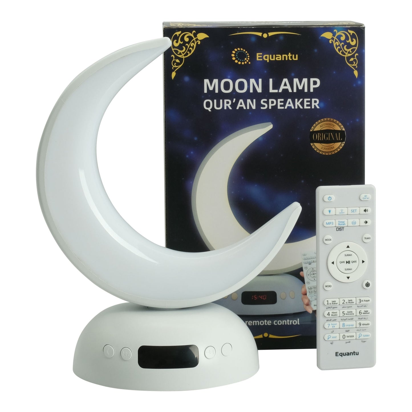 Crescent Moon Lamp Quran Speaker