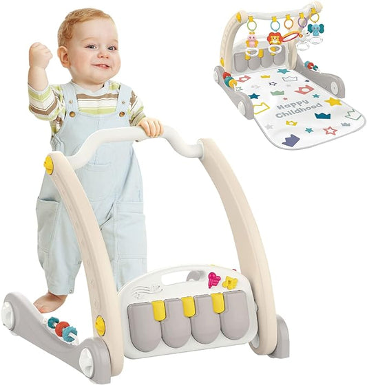 Interactive 2 in 1 Baby Walker