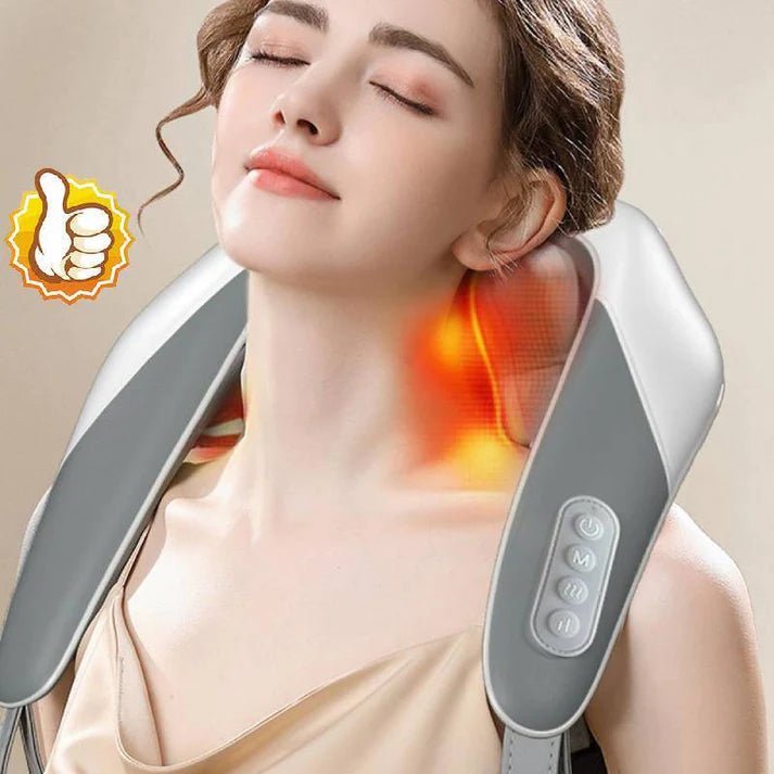 Shoulder Neck Massager with Heat for Pain Relief Deep Tissue, Neck, Back, Shoulder, Leg Electric Kneading Massager