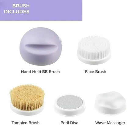 Luxurious 4 in 1 Body Brush Set