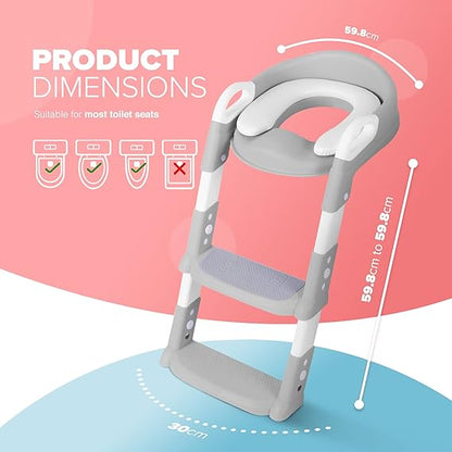 Adjustable Soft Toilet Ladder Potty Training