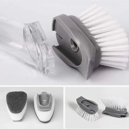 Automatic Kitchen Brush With Soft Bristles.