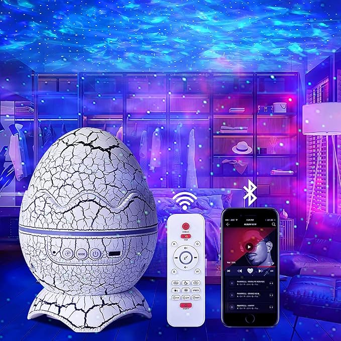 Dinosaur Design Egg Shell Projector