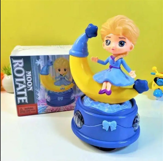 Enchanting Moon Girl Rotating Toy