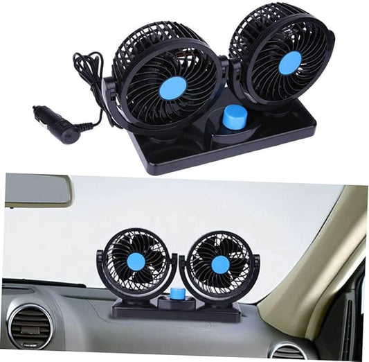 Portable Car Fan With 360° Rotation