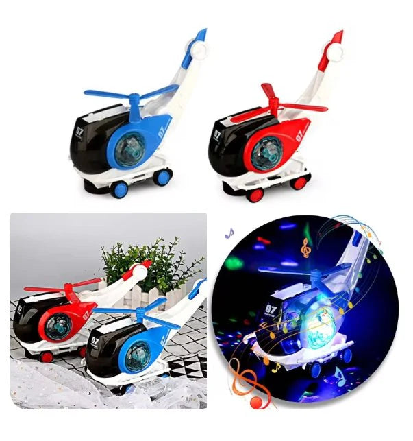 Colorful Baby Helicopter Toy Lights Sounds