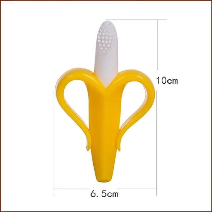 Banana Shaped Teething Toothbrush for Babies