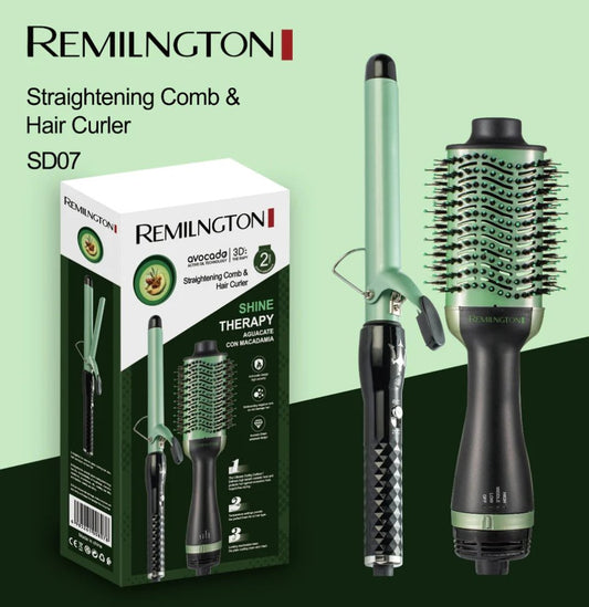 Dual Function Hair Curler Comb