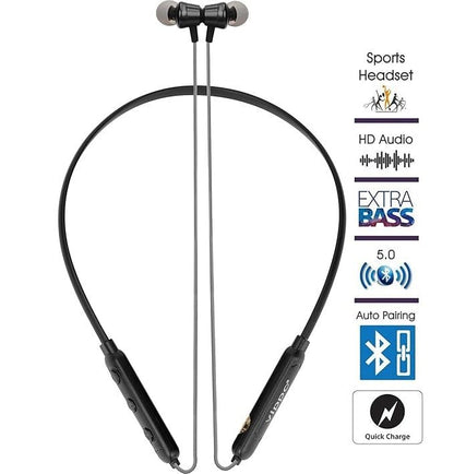 Bluetooth Earphone Extra Bass Battery