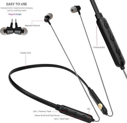 Bluetooth Earphone Extra Bass Battery